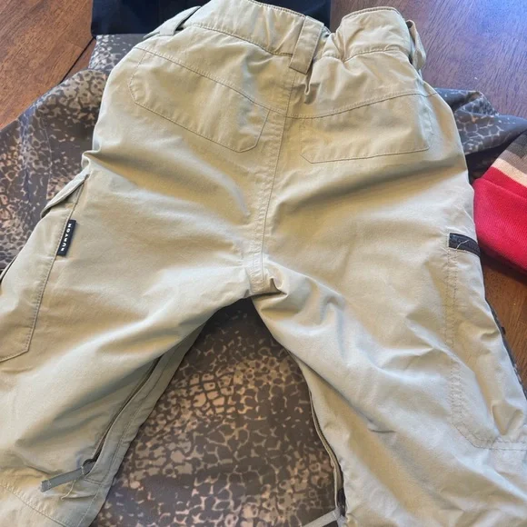 Burton Camo Jacket with Red Patterned Beanie - Picture 7 of 7